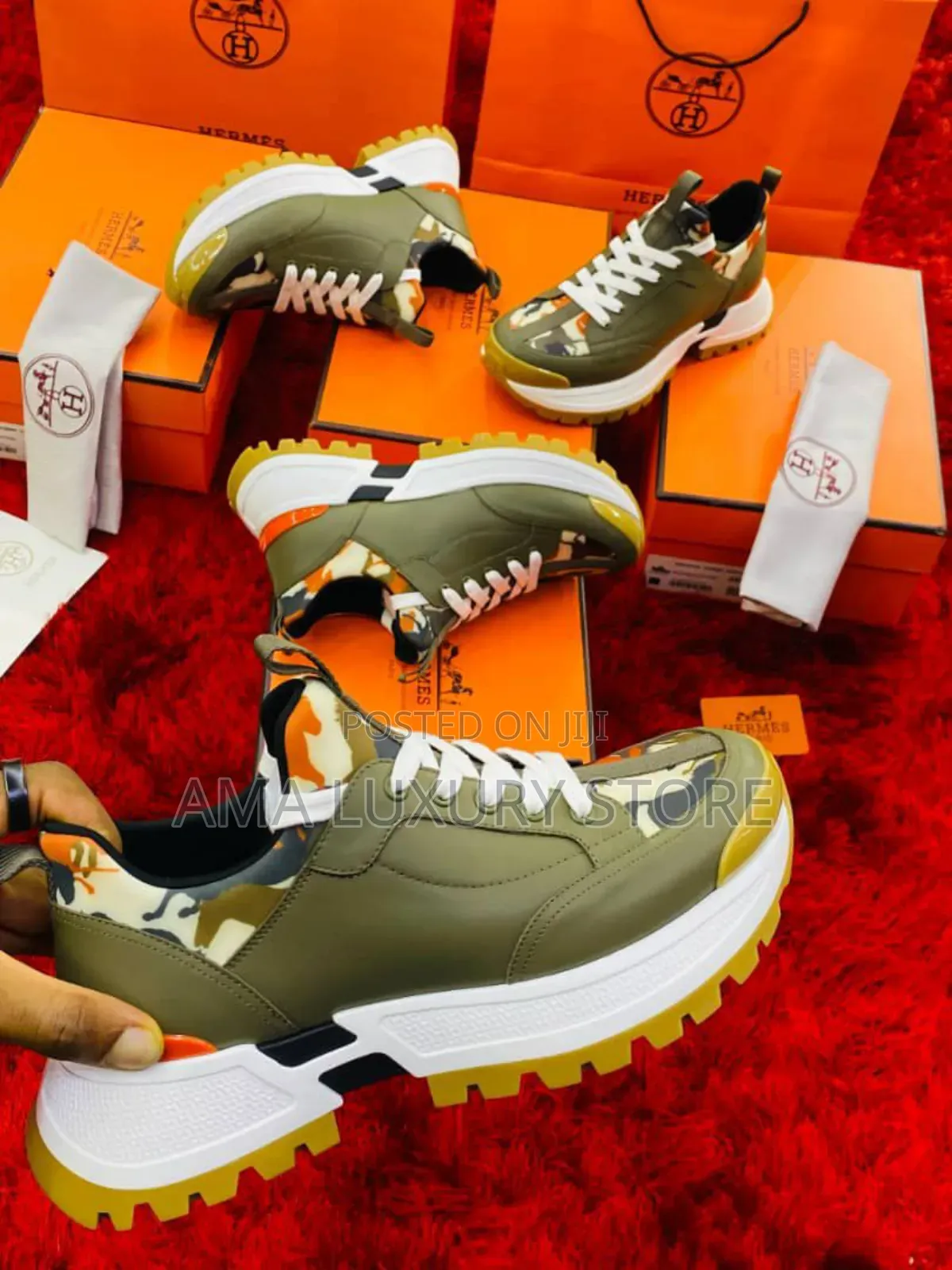Hermes Luxury Designer Men's Sneakers