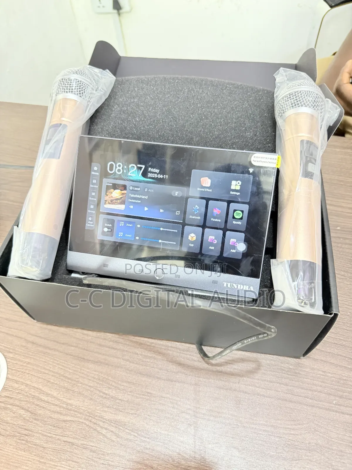 Voice Control Android Screen Amplifier for Ceiling Speakers