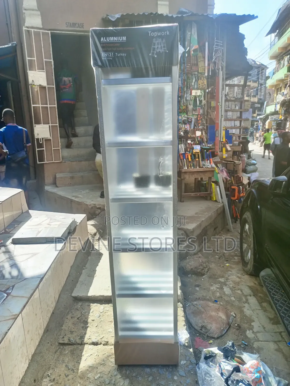 4×6 Aluminun Foldable Turkey Ladder (24 Steps)