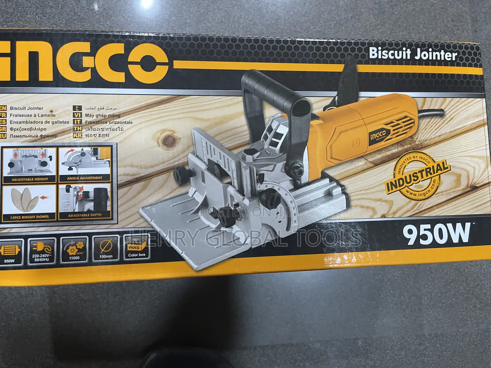 950w Ingco Electric Biscuit Jointer Machine