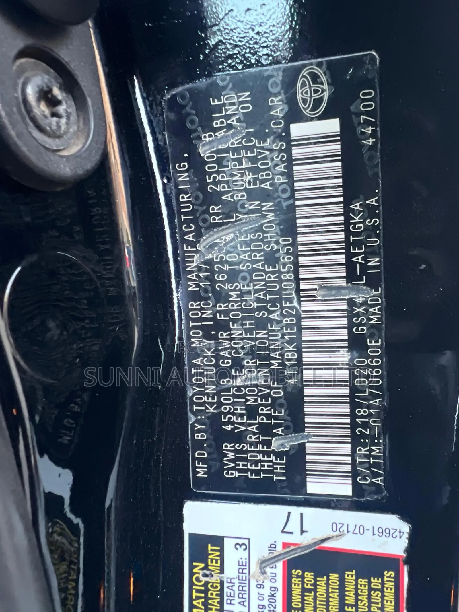 Toyota Avalon 2014 Black