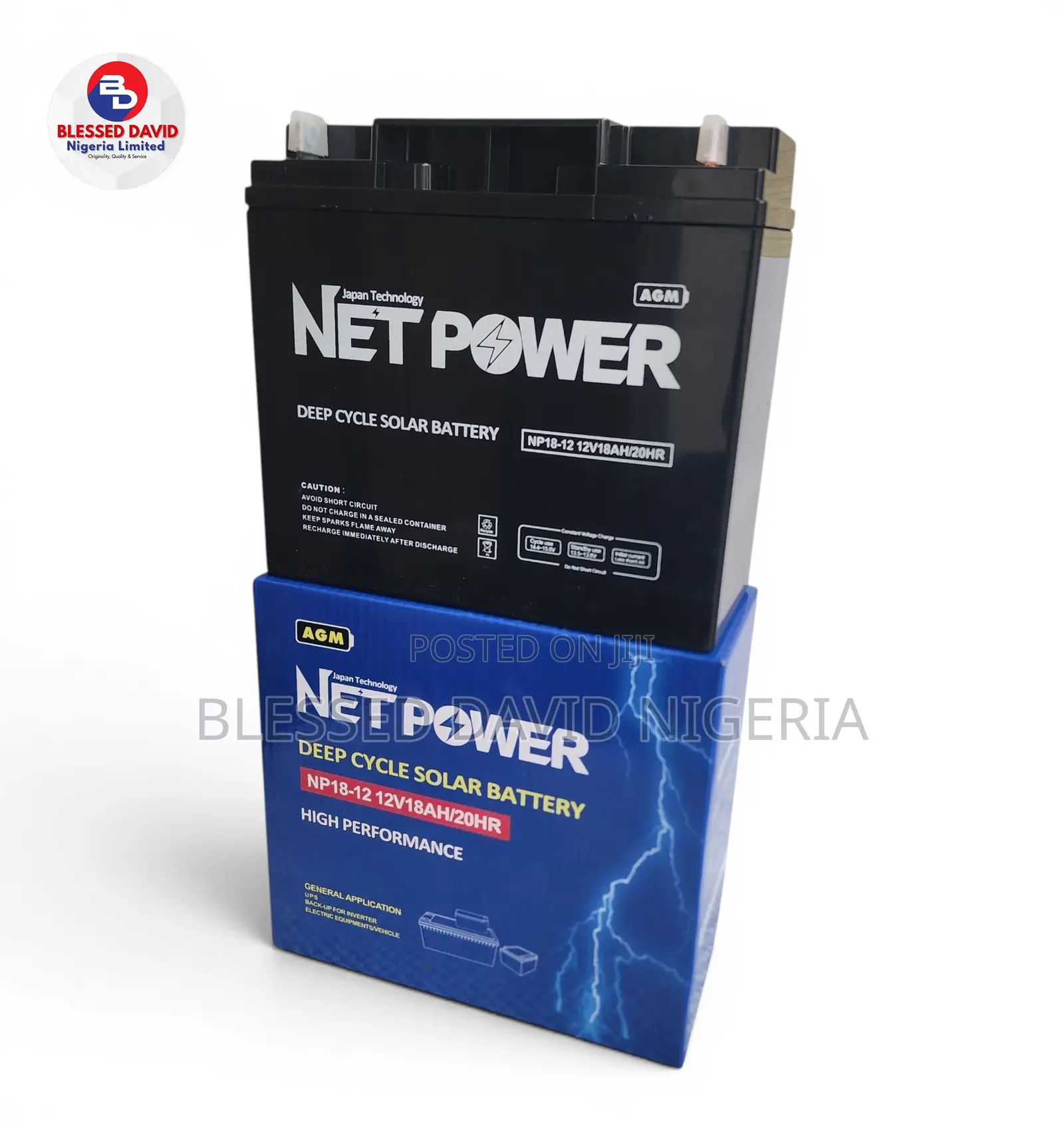 Net Power 12v 18ah Replacement Battery Np18-12