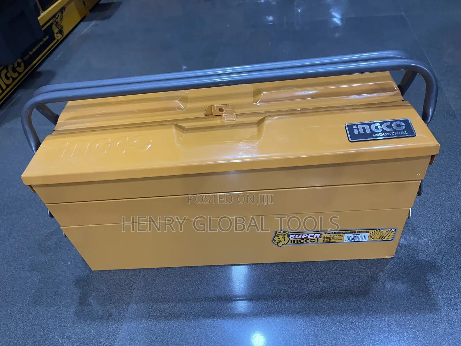 Ingco Heavy Duty Metal Empty Tools Box
