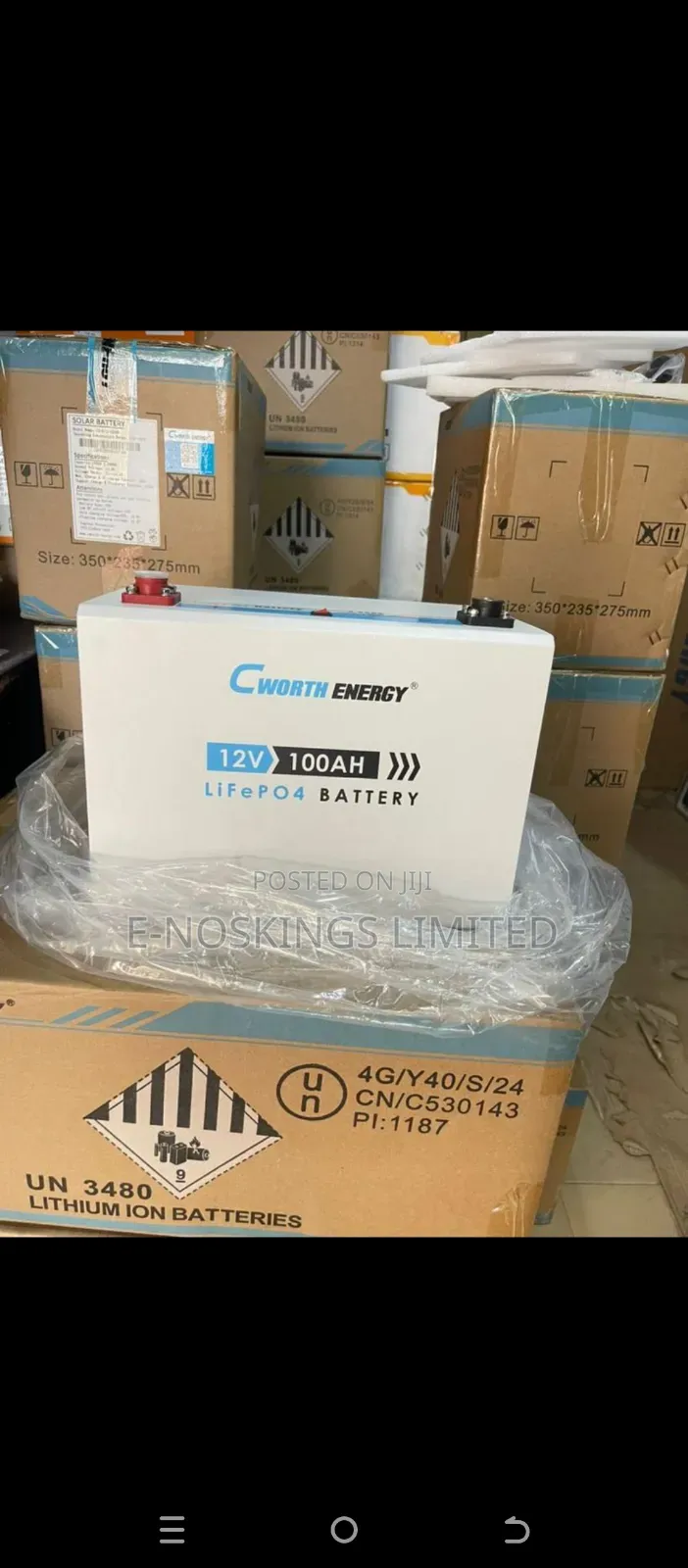 C Worth 100ah 12v Lithium Ion Battery