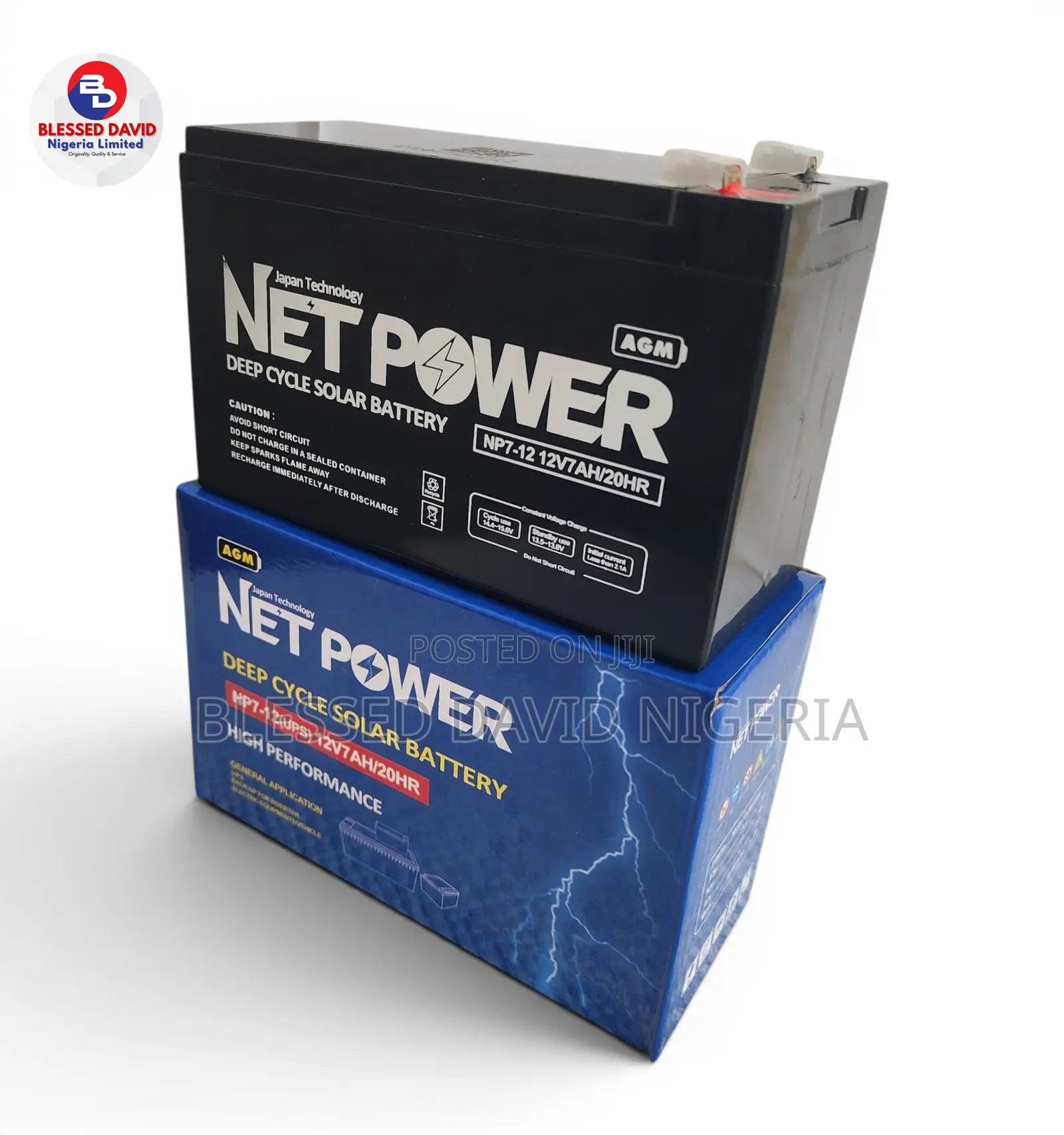 Net Power 12v 7ah Replacement Battery Np7-12
