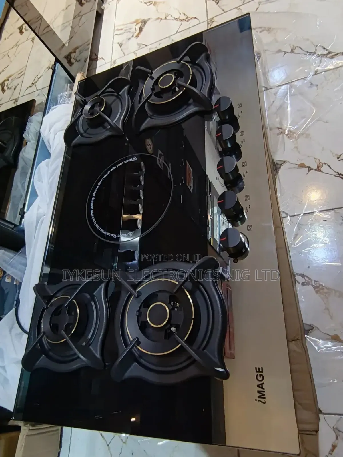 Original Image 2026 New Design Built-in 4+1 Gas Electric Cooker Hob