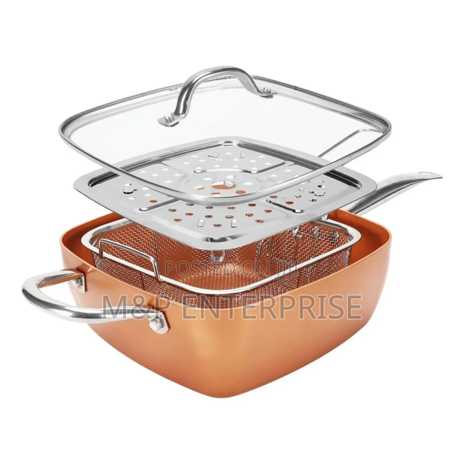 Aluminum Copper Nonstick Pan With Induction Bottom