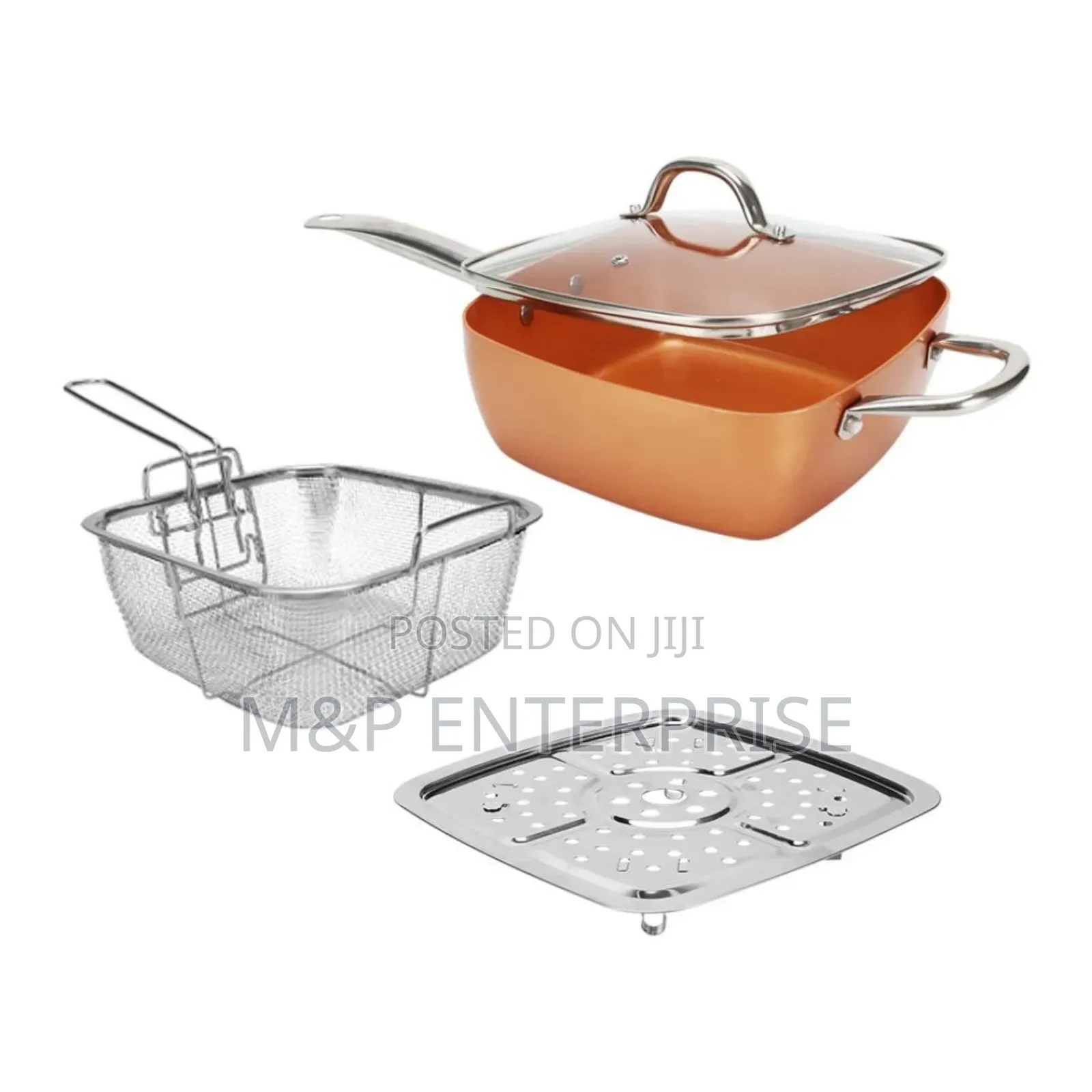 Aluminum Copper Nonstick Pan With Induction Bottom