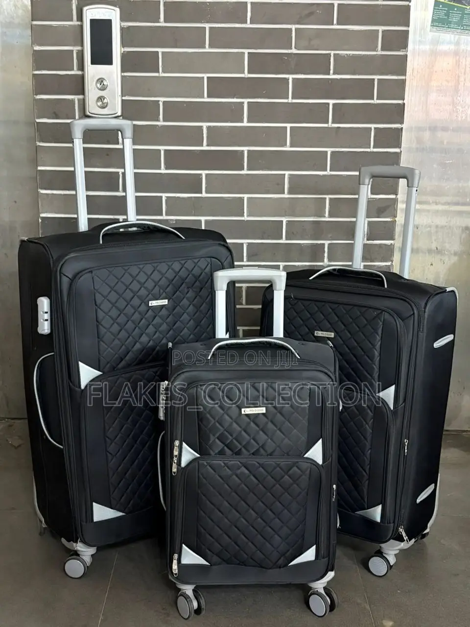 Flakes Luggage Fabric Luggage Set