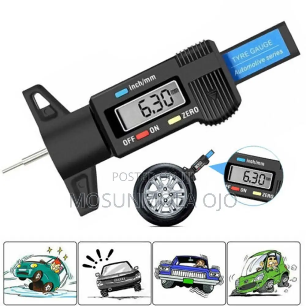 LCD Digital Tyre Tread Depth Gauge
