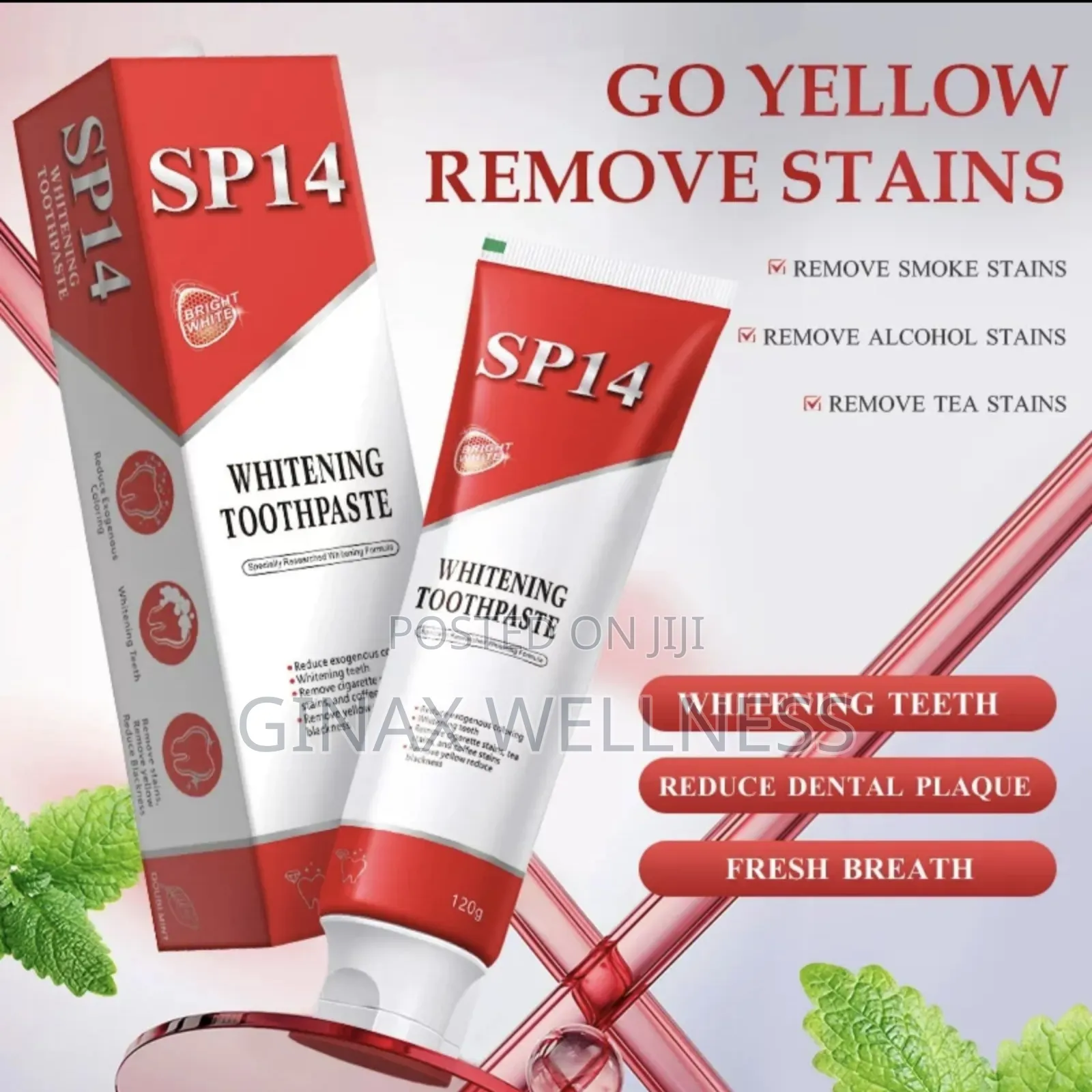 Yayashi Sp-14 Whitening Toothpaste (120grams)