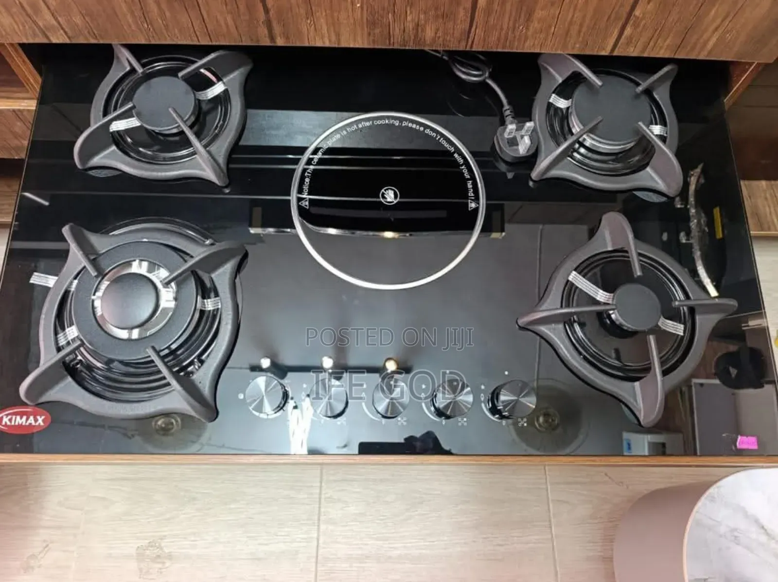 Original Kimax Built-in 4+1 Gas Electric Cooker Hob Automatic Copper