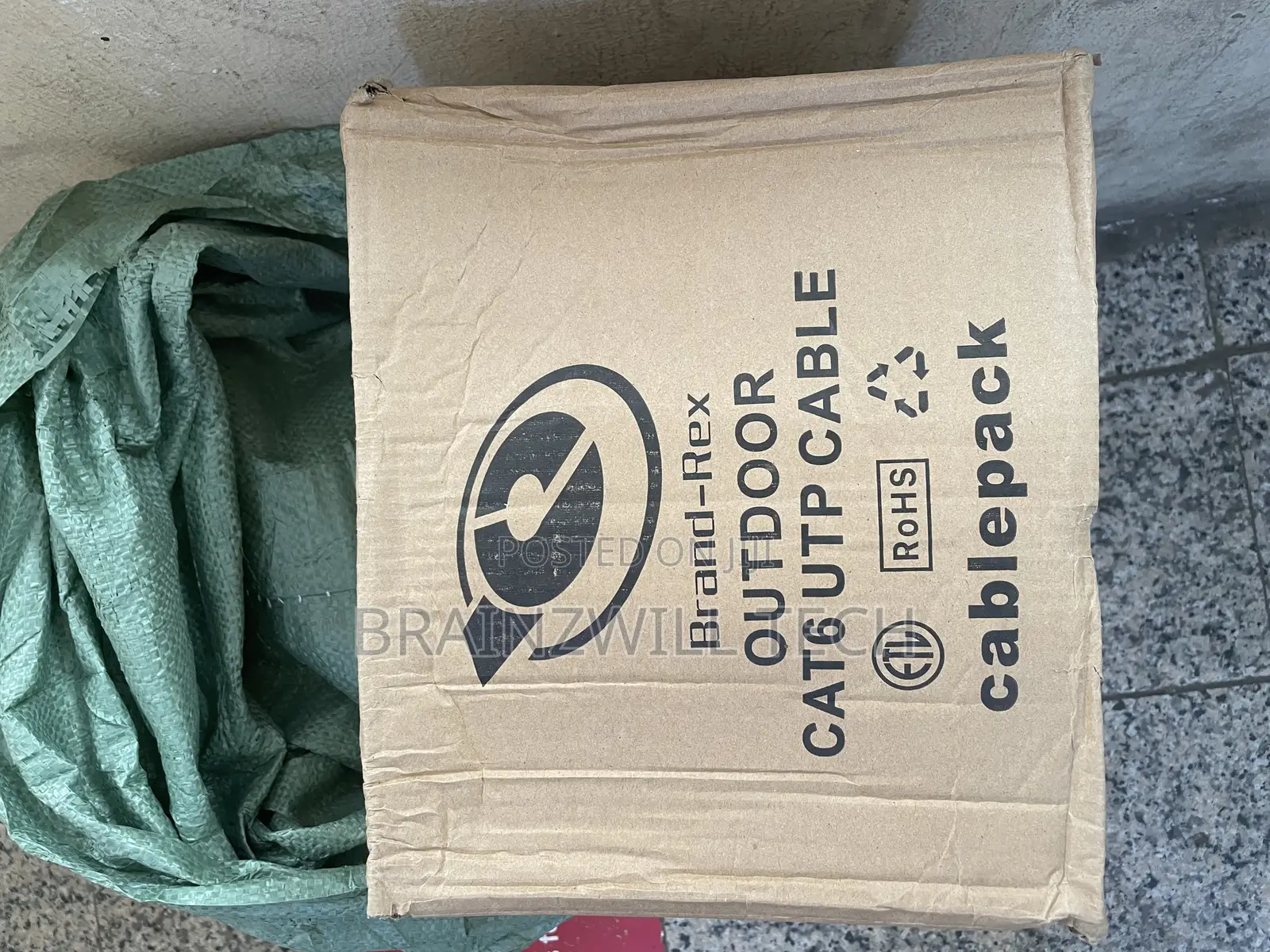 Brandrex Outdoor Cat6 Non Copper Cable 305m Utp