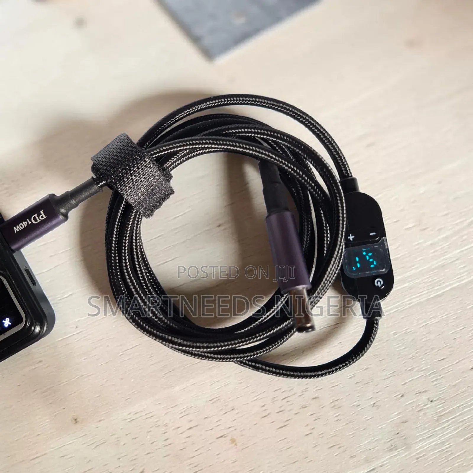 Au-smart Led Display Usb- C 5v To Dc 9v, 12v, 15v, 20 28v Converter