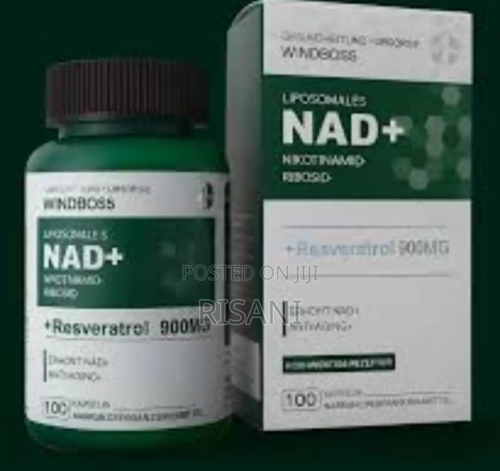 Windboss Nad+ Supplement by 100: Capsules