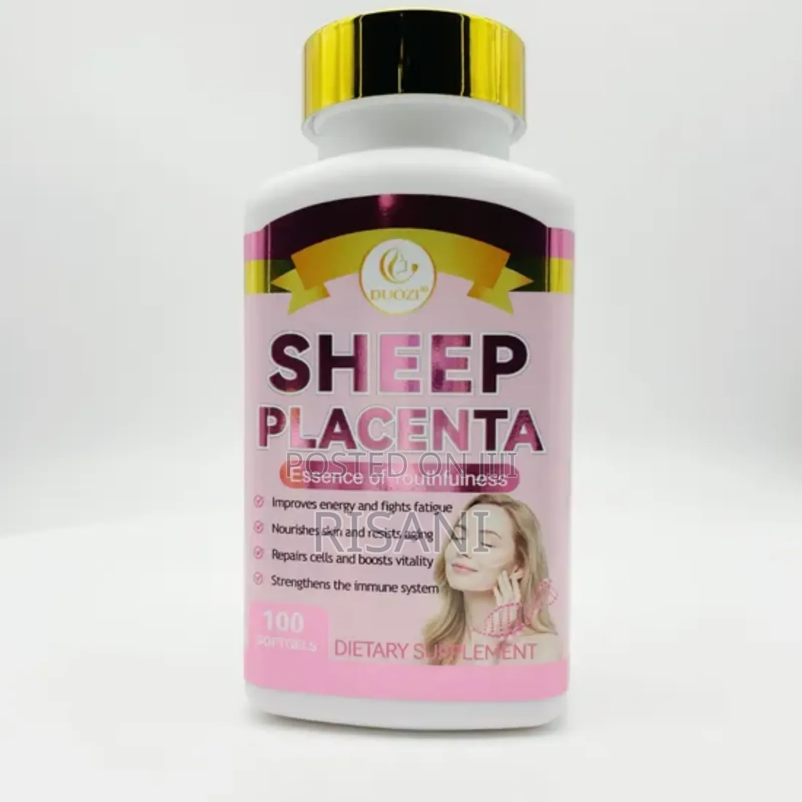 Sheep Placenta Beauty Supplement by 100 Soft Gels