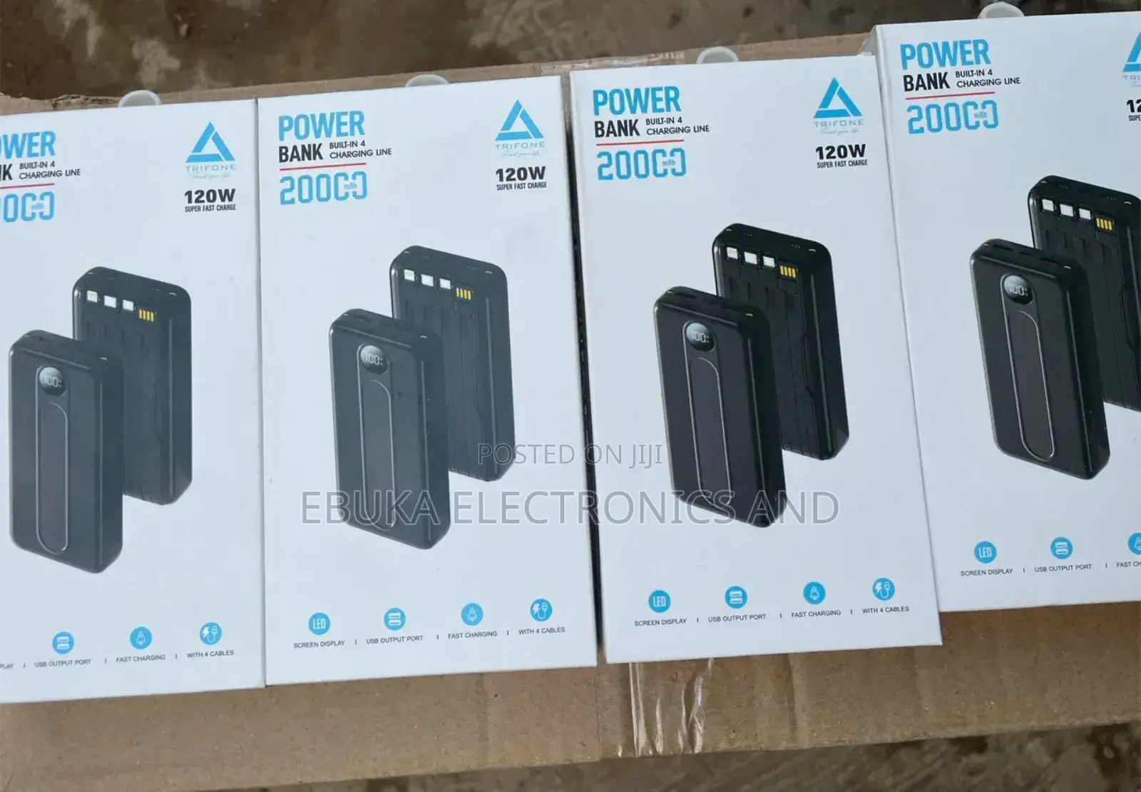 Trifone 20000mah Power Bank Is Available