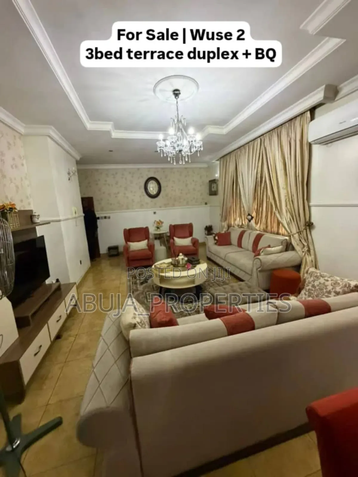 Furnished 3bdrm Duplex in Wuse 2 for sale