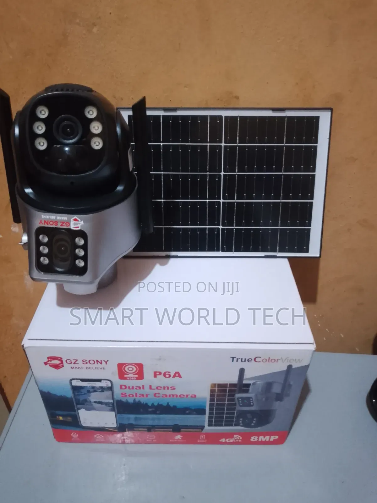 Dual Lens CCTV Solar Camera 4g Network