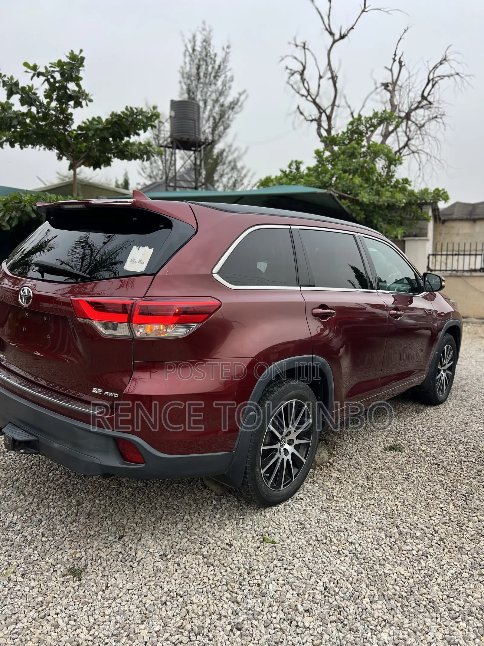 Toyota Highlander 2017 Maroon