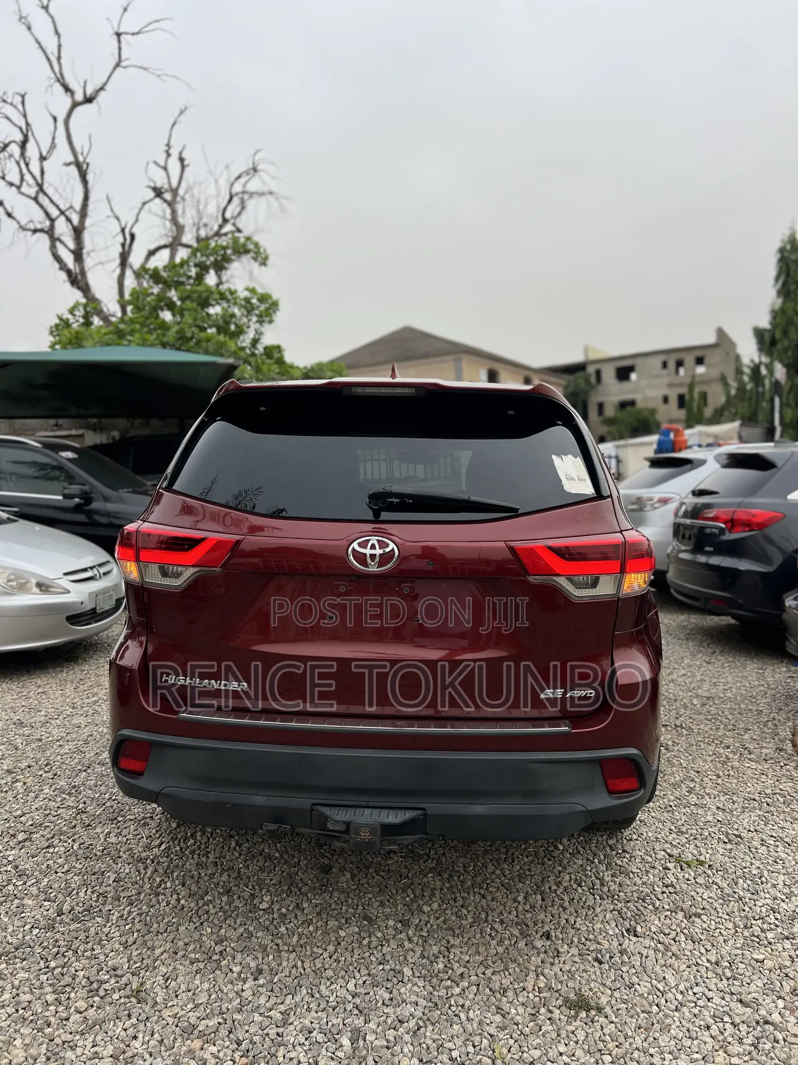 Toyota Highlander 2017 Maroon