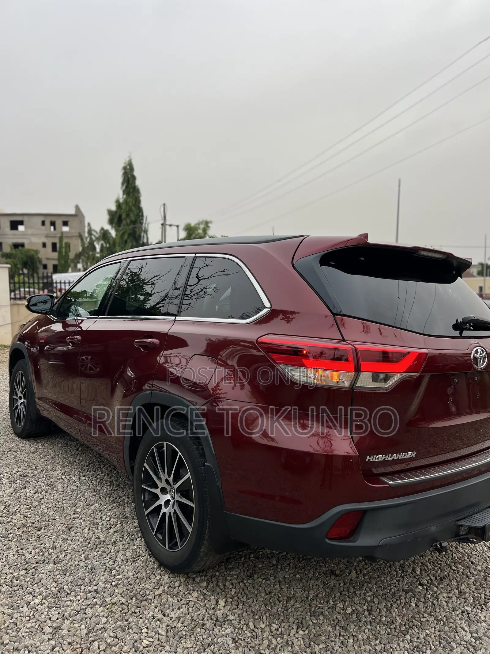 Toyota Highlander 2017 Maroon