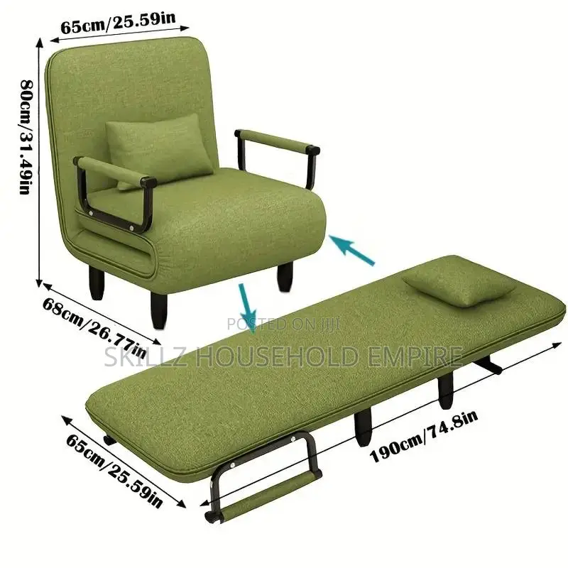 3in1 Convertible Sofa Chair