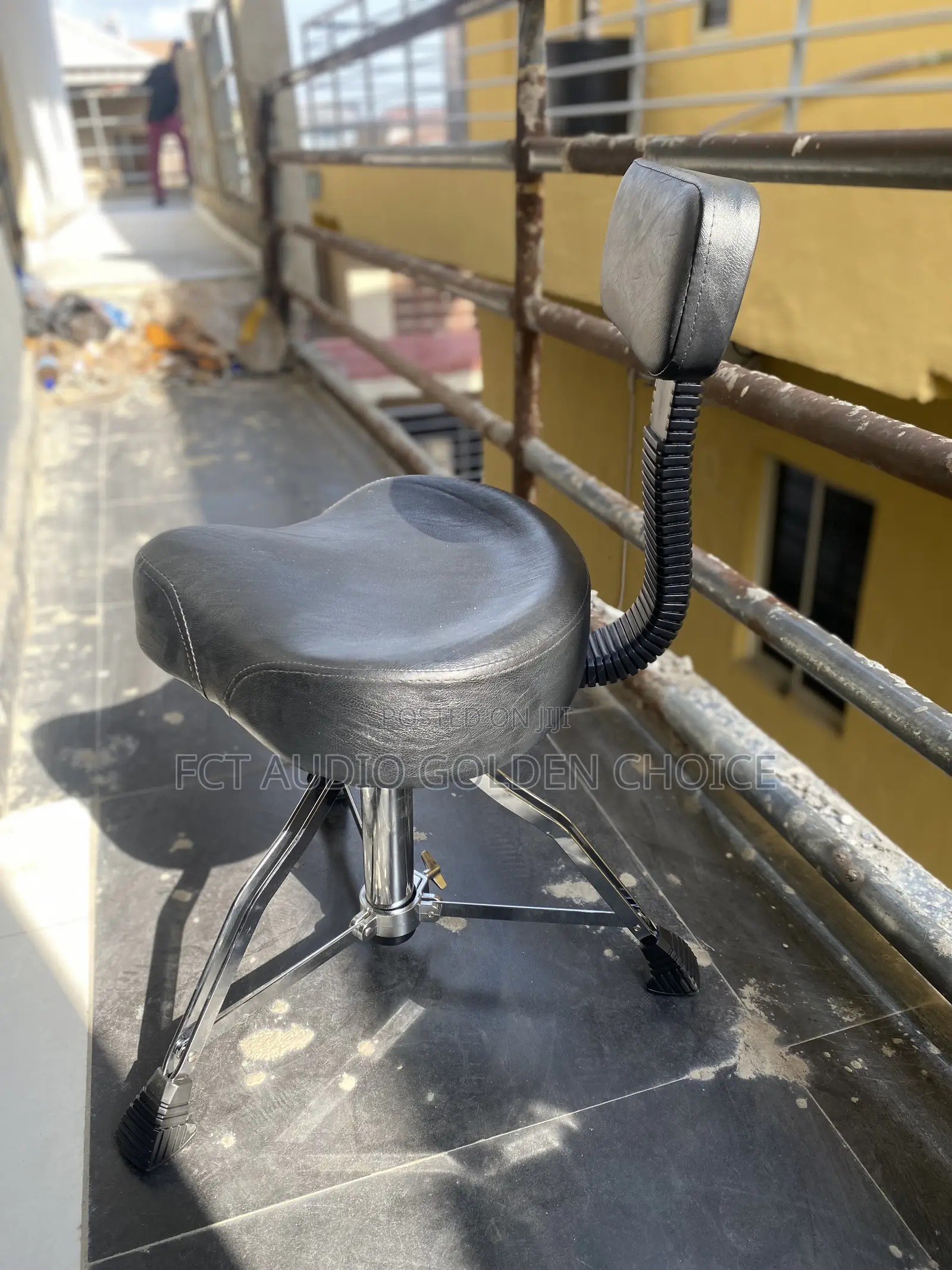  Drum Throne With Backrest (Adjustable Stool)