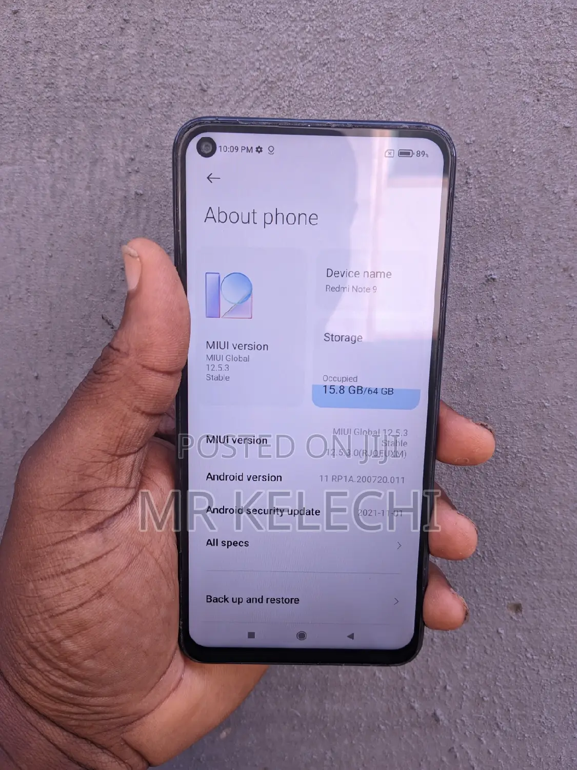 Xiaomi Redmi Note 9 64 GB Gray