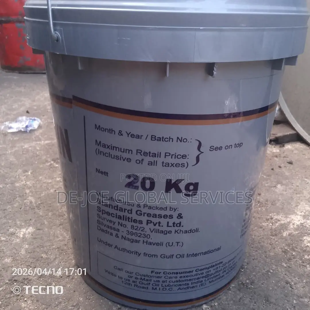 Gulf Crown Ep 2 Grease, Multipurpose Industrial Lubricant