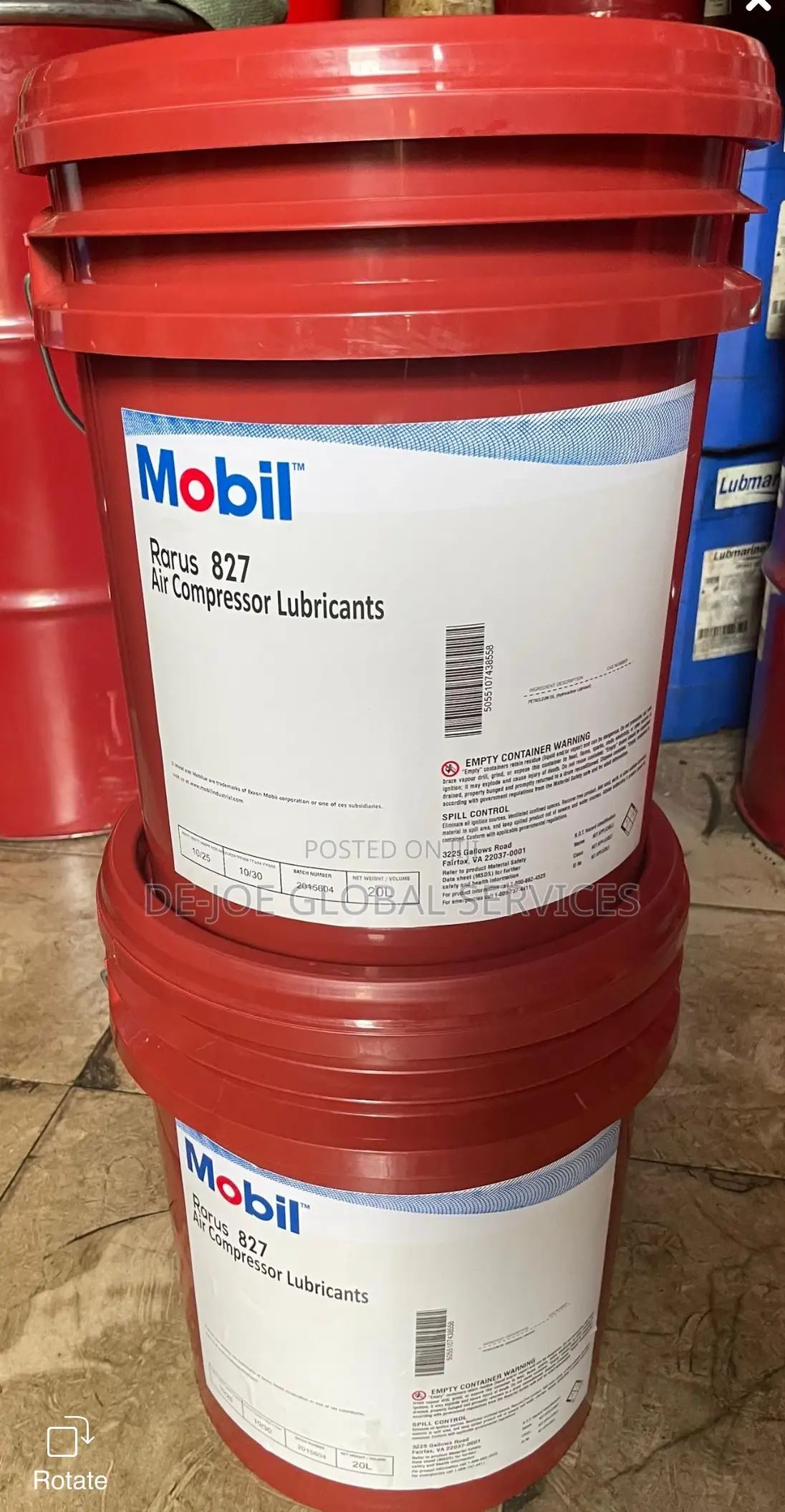 Mobil Rarus 827 Air Compressor Lubricant