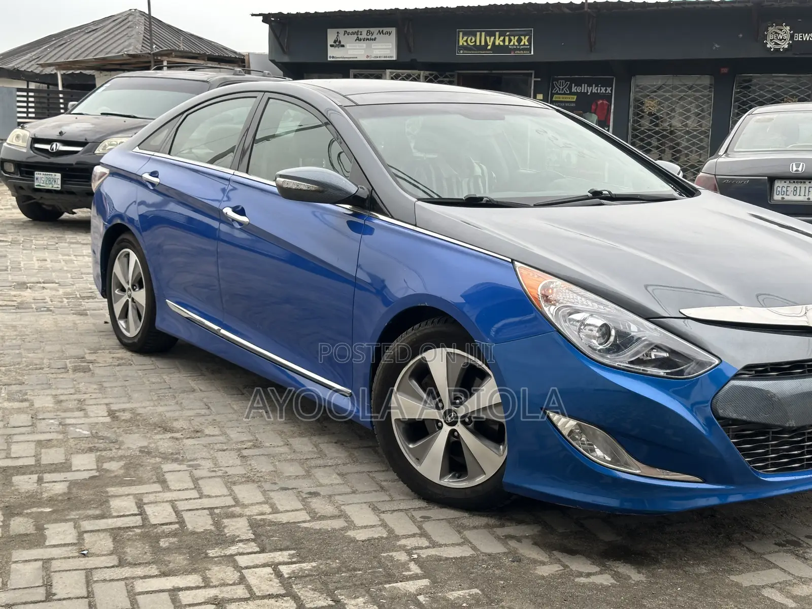 Hyundai Sonata Hybrid 2012 Blue