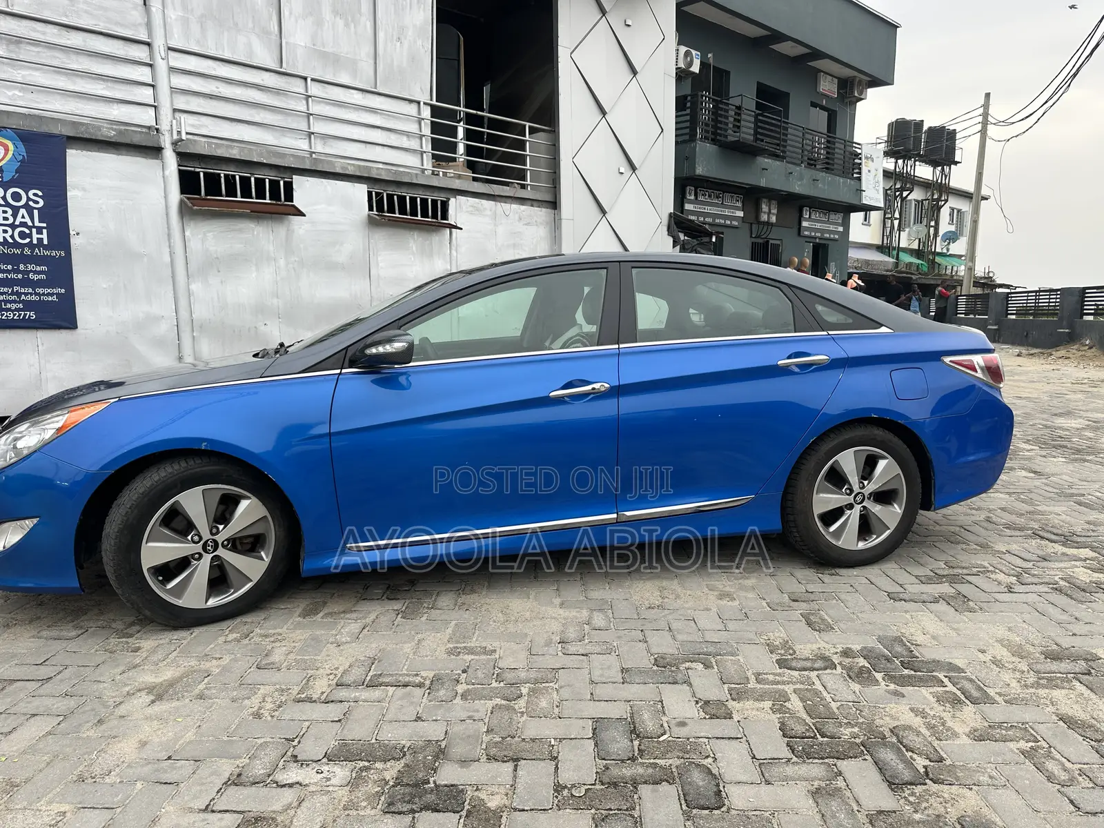 Hyundai Sonata Hybrid 2012 Blue