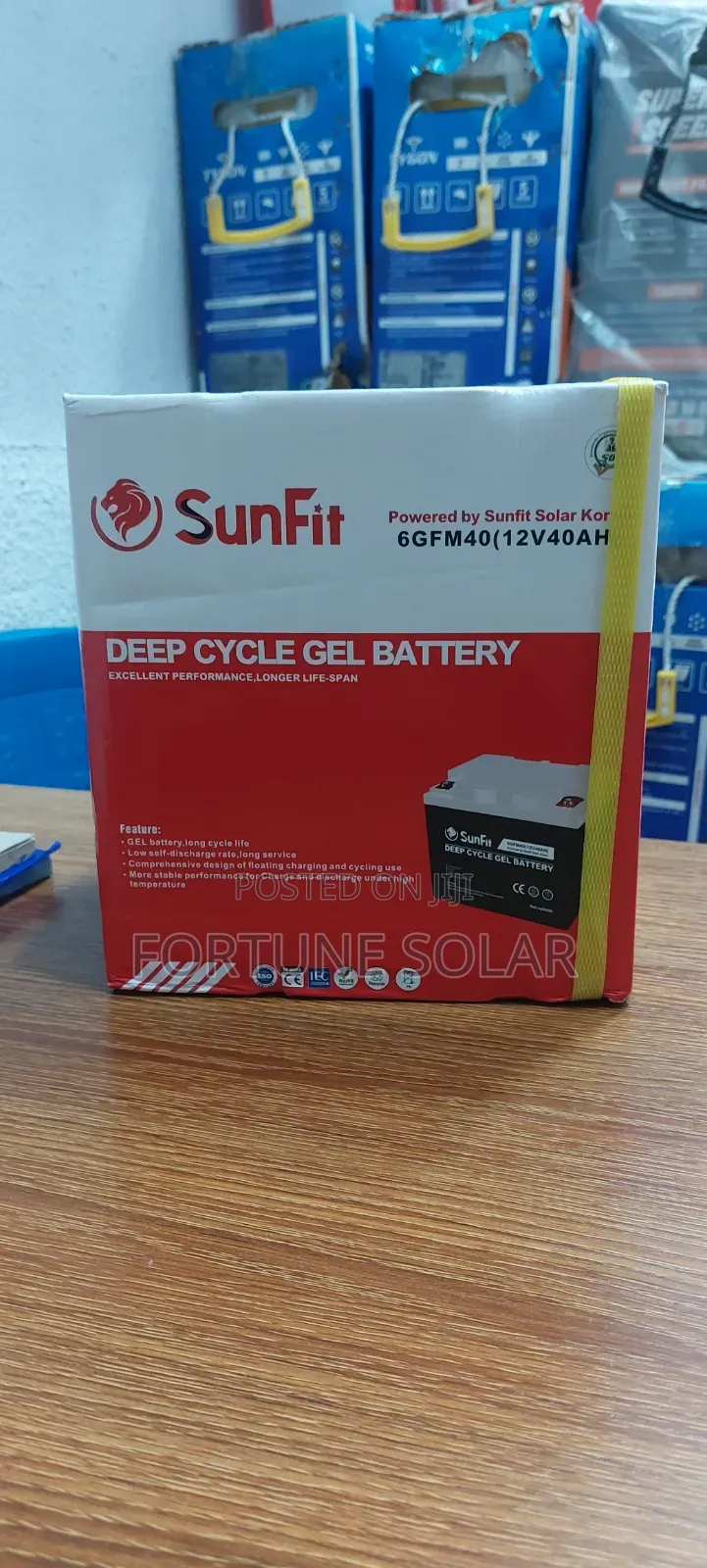 Sunfit 40ah 12v Dry Cell Dee Cycle Battery