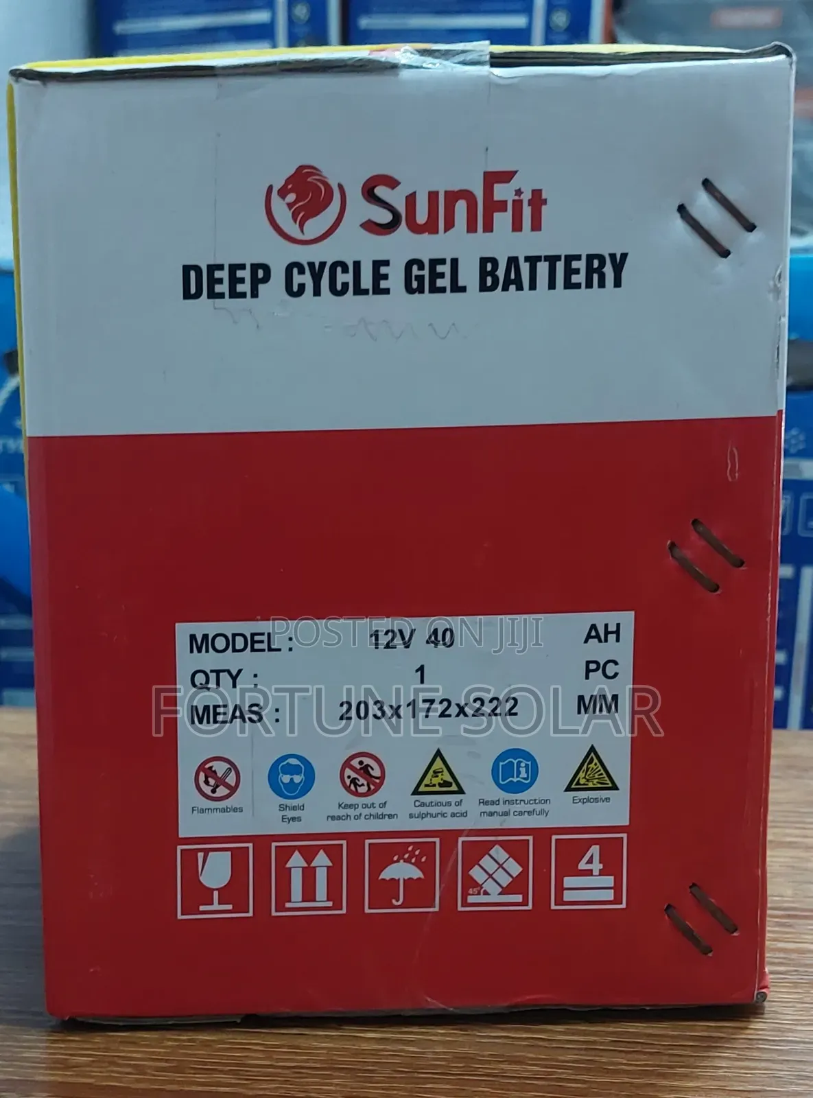 Sunfit 40ah 12v Dry Cell Dee Cycle Battery