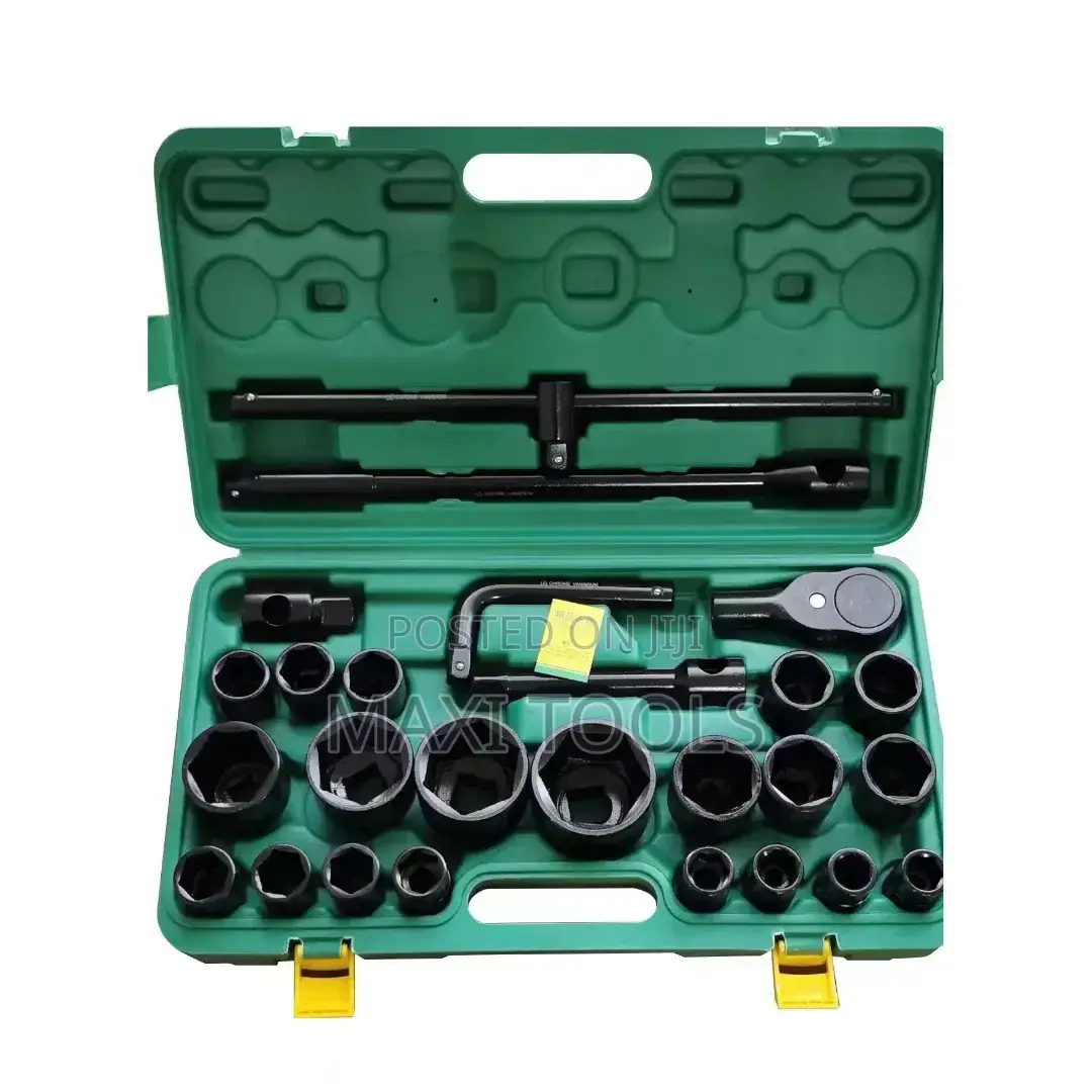 26-Piece 3/4 Inch Heavy-Duty Metric Impact Socket Wrench Set