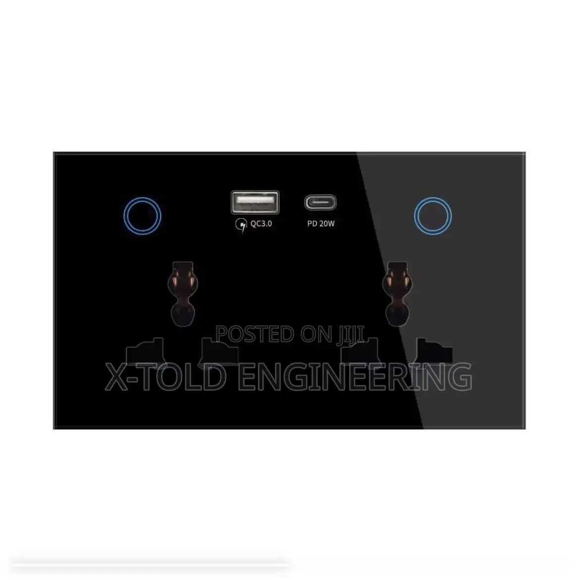 Smart Tuya Double Socket With Type C and Usb Port