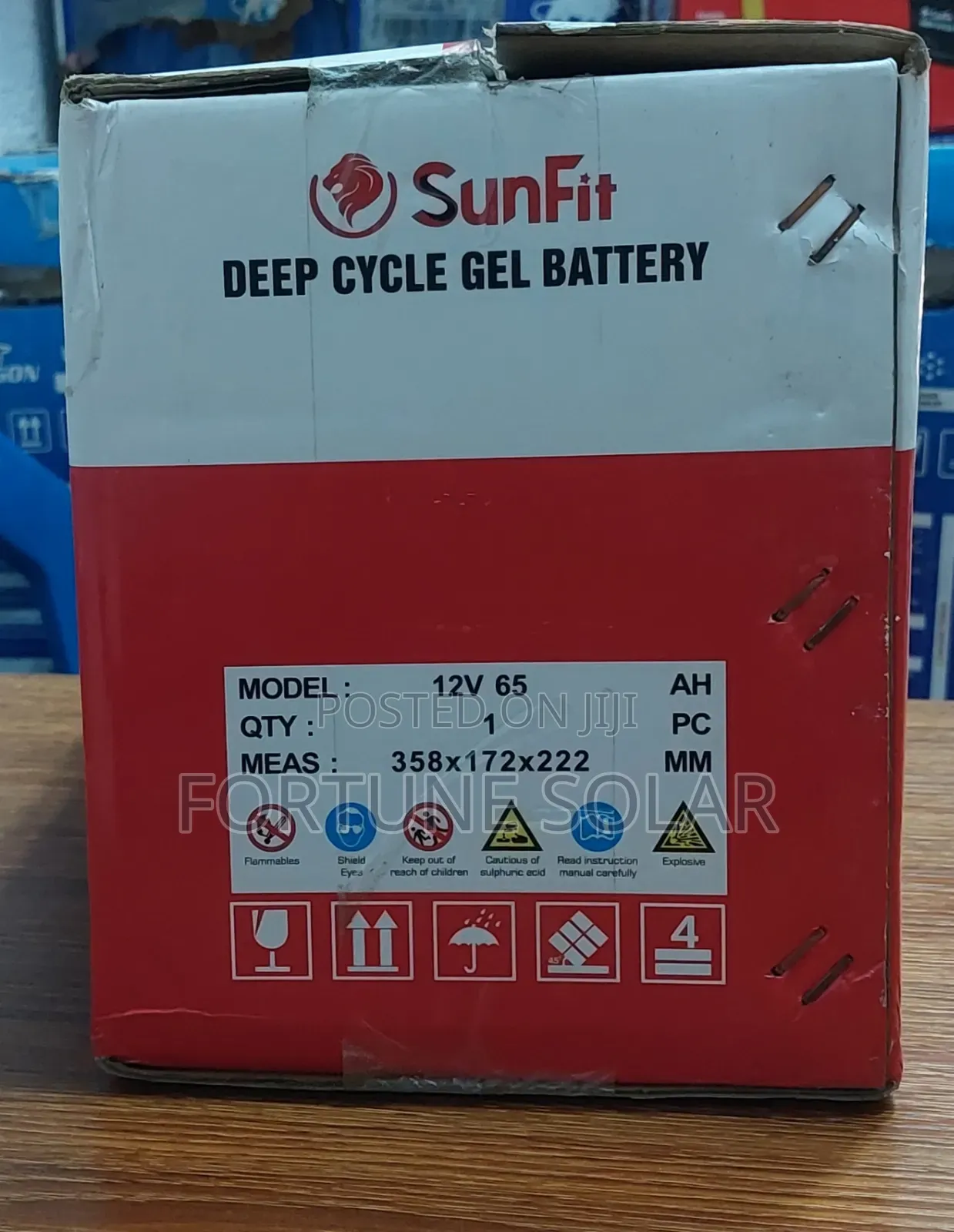 65ah 12v Deep Cycle Dry Cell With Longlasting Up to 20hr