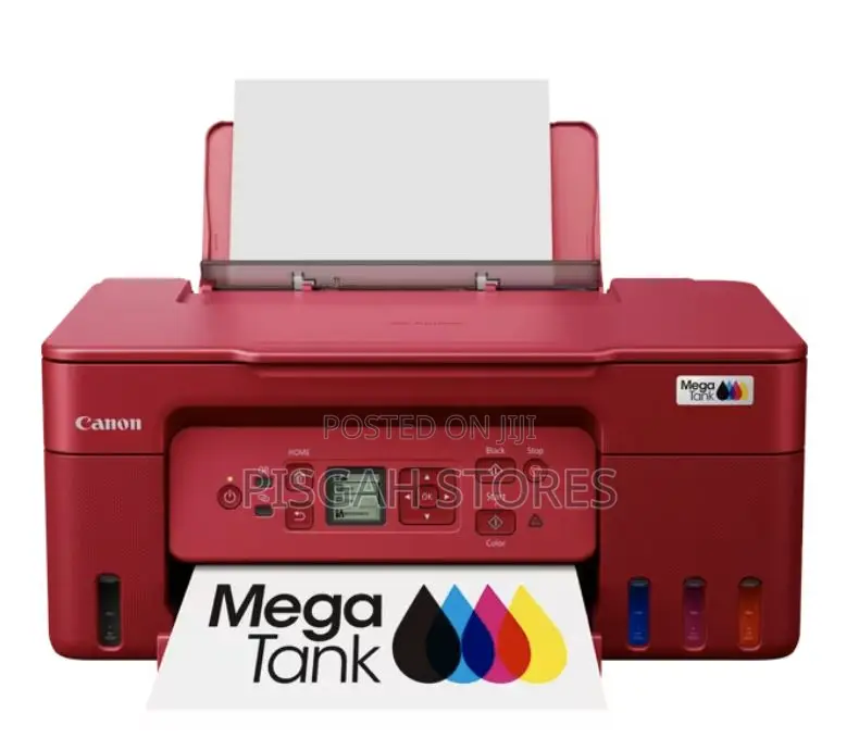 Canon Pixma G3470 Refillable Ink Tank Printer Black/White/Red Colors