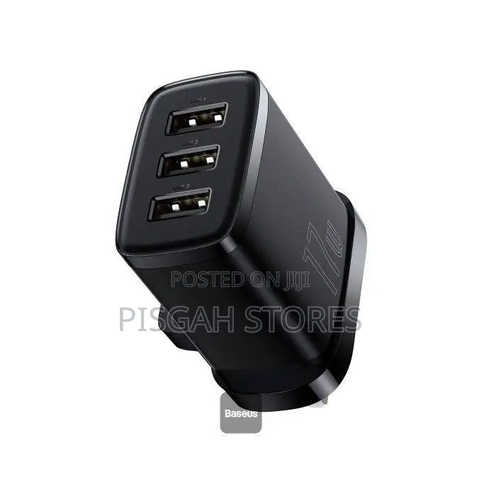 Baseus Usb-a Wall Charger,17w Usb Charger Adapter Uk Plug