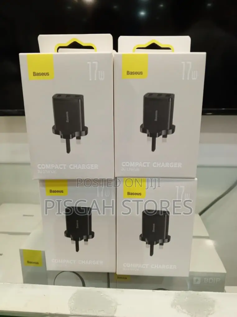 Baseus Usb-a Wall Charger,17w Usb Charger Adapter Uk Plug