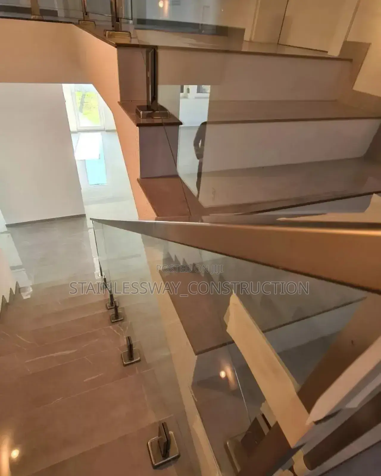 Crystalview Glass on Staircase
