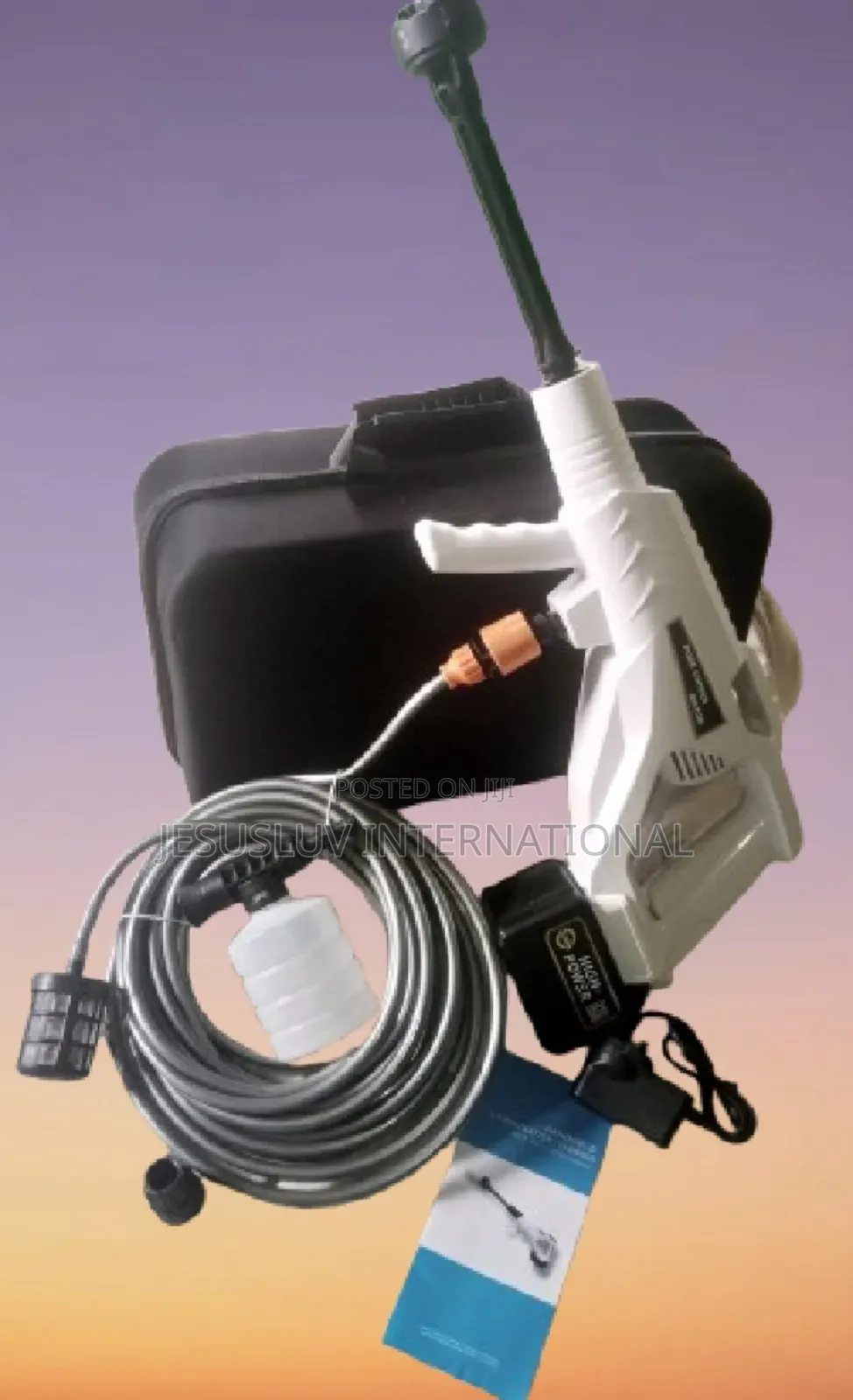 Pressure Washer Battery Powered, 6-in-1 Nozzle,For Car,Home,Garden