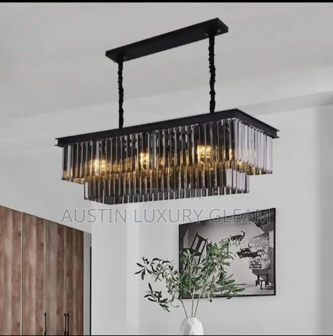 Black Rectangular Chandelier