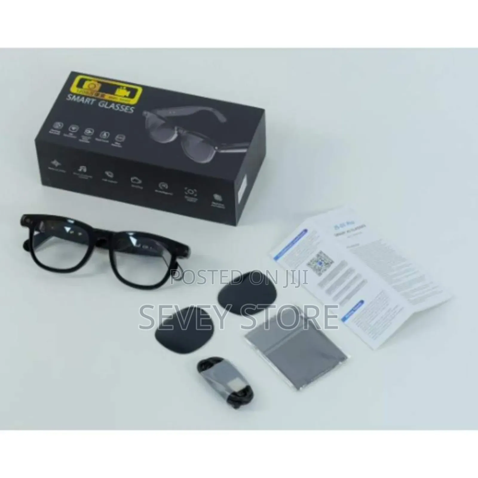 Pro Smart Glass 12mp Camera Video Ai Translate Voice Assist Chatgpt
