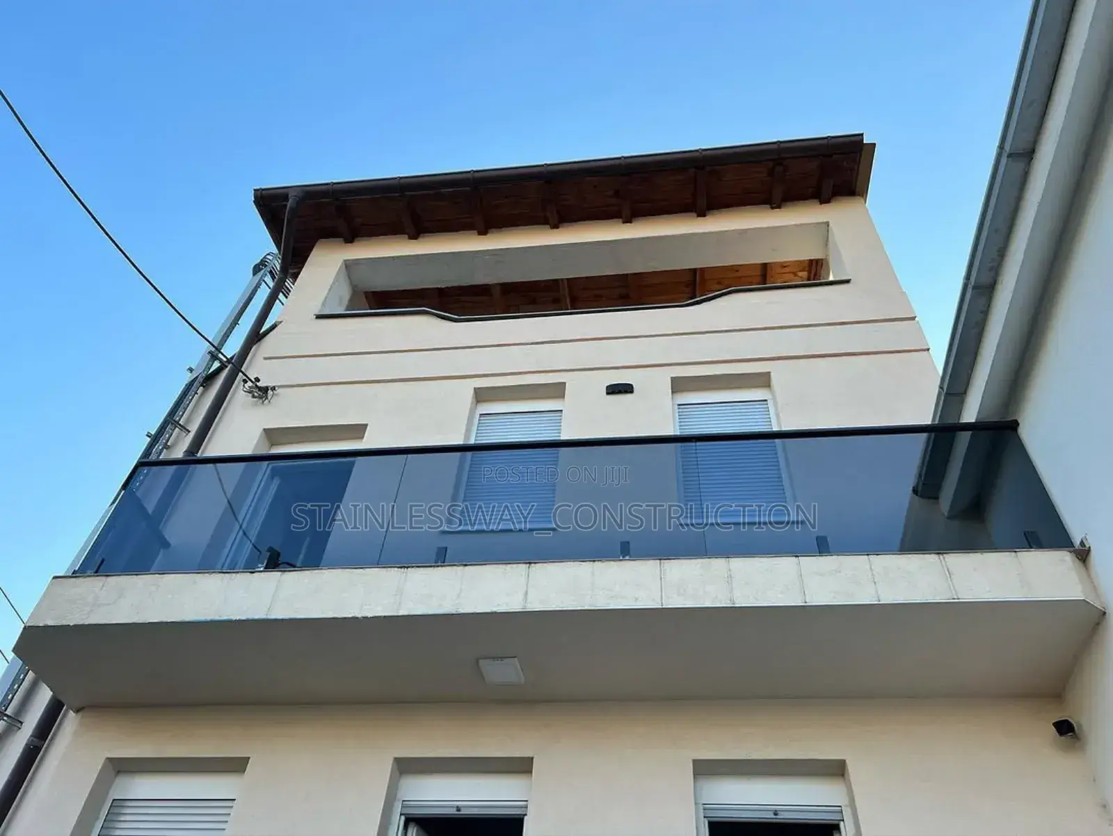 Dark Grey Visionglass for Balcony