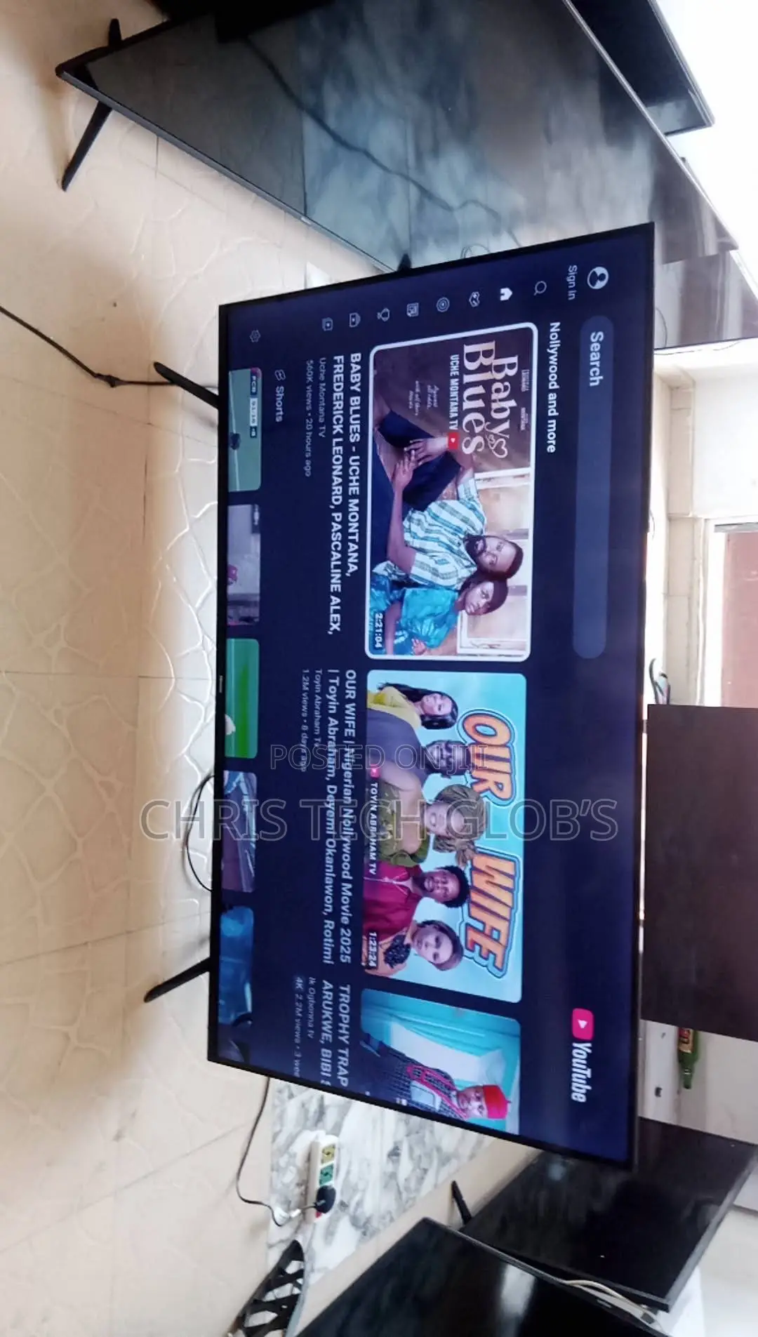 Hisense 55inches Frameless Smart Tv