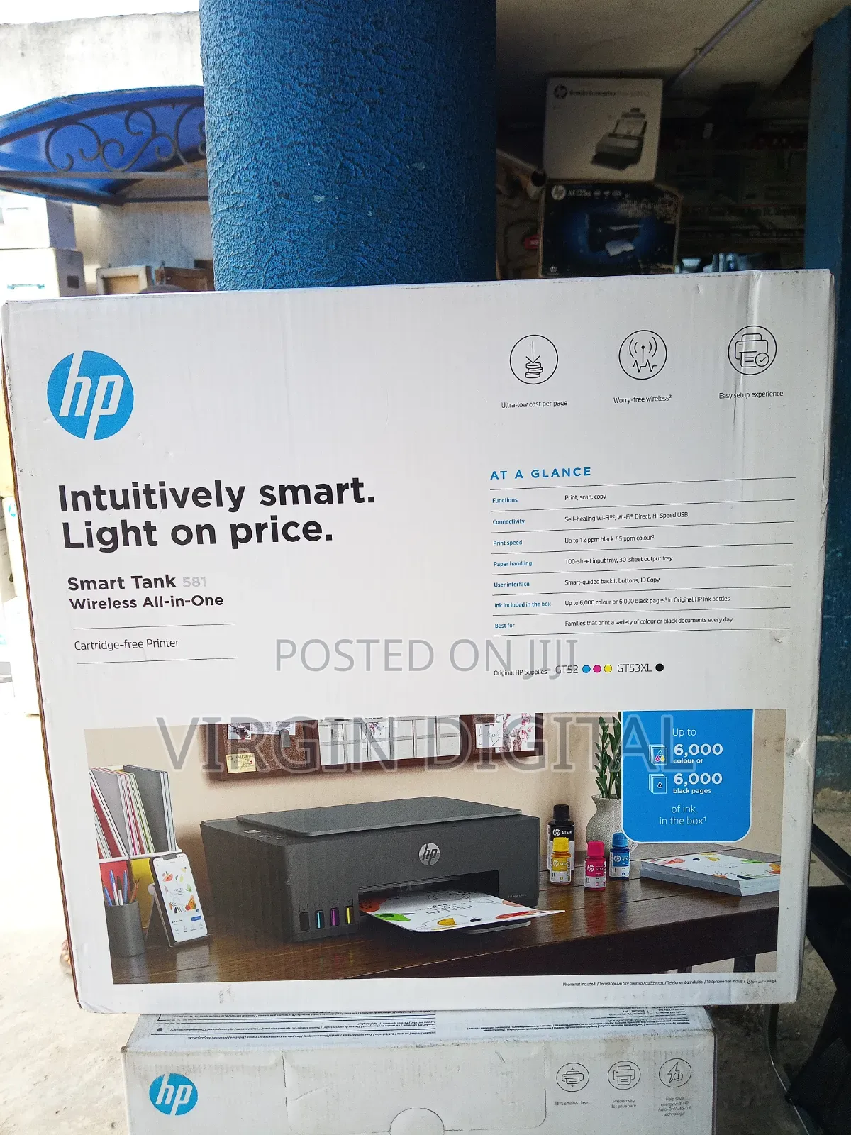 Hp Smart Tank 581 Wireless All-in-One