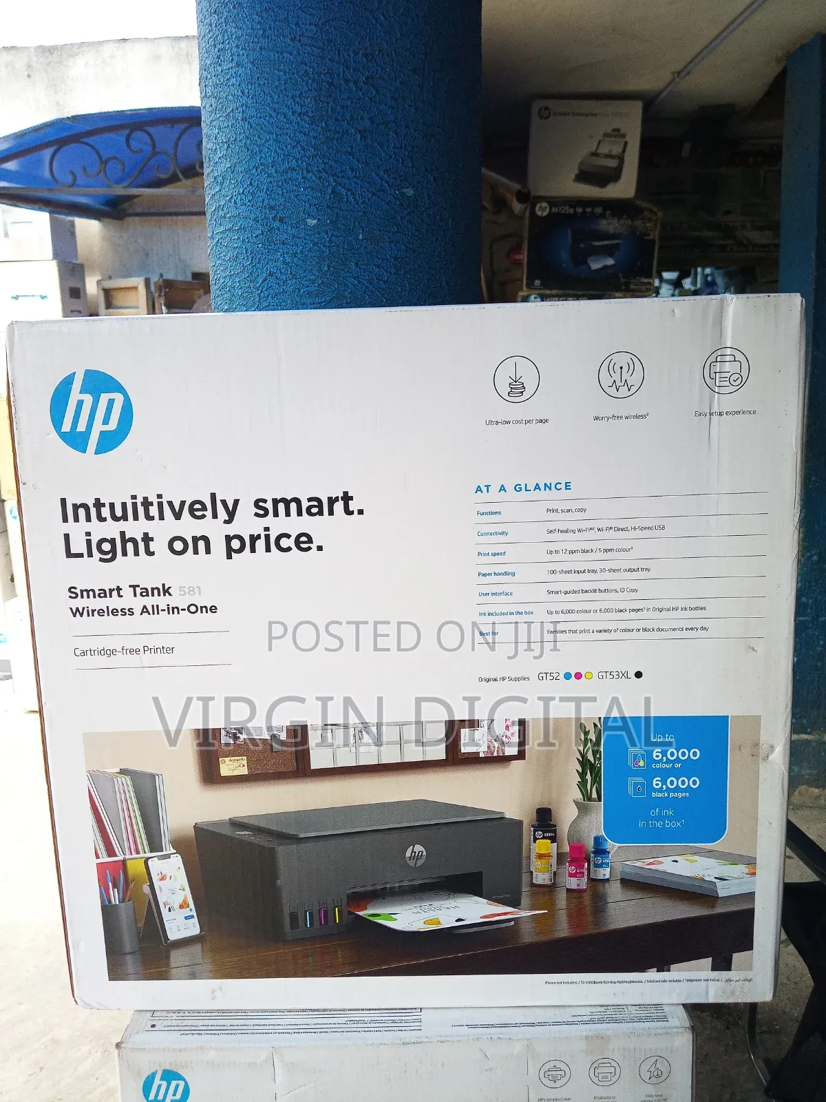 Hp Smart Tank 581 Wireless All-in-One