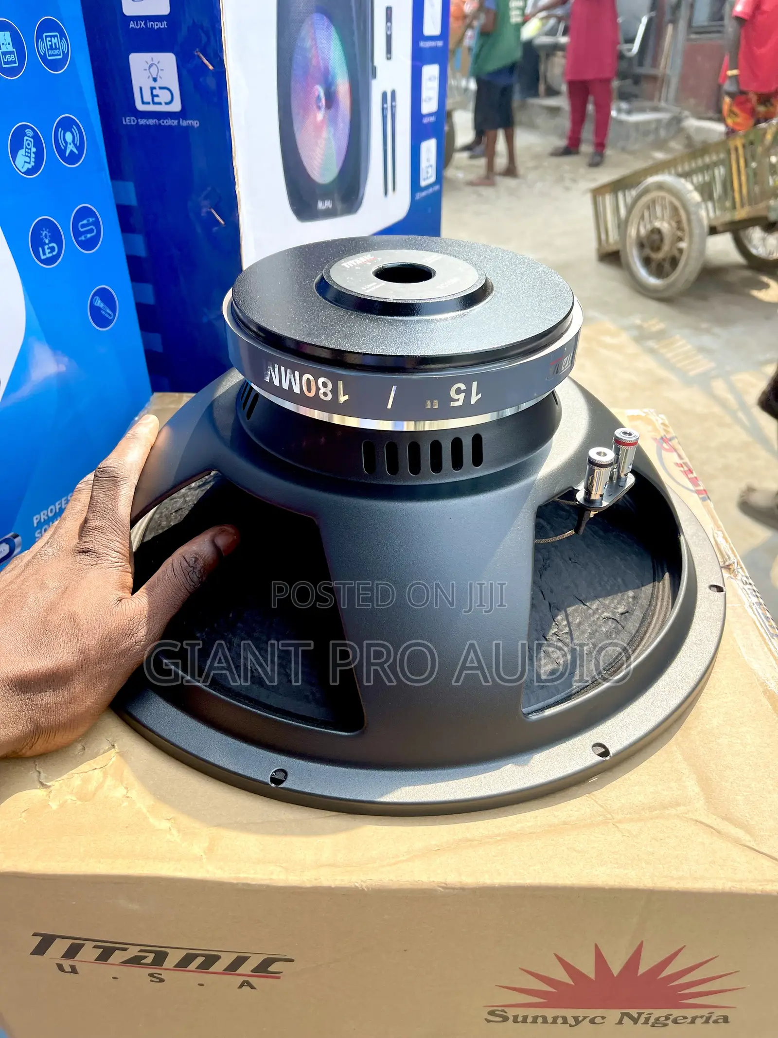 Titanic 15 Inches Naked Speaker.